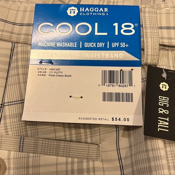 Haggar Men’s Big & Tall Shorts - Picture 3 of 6